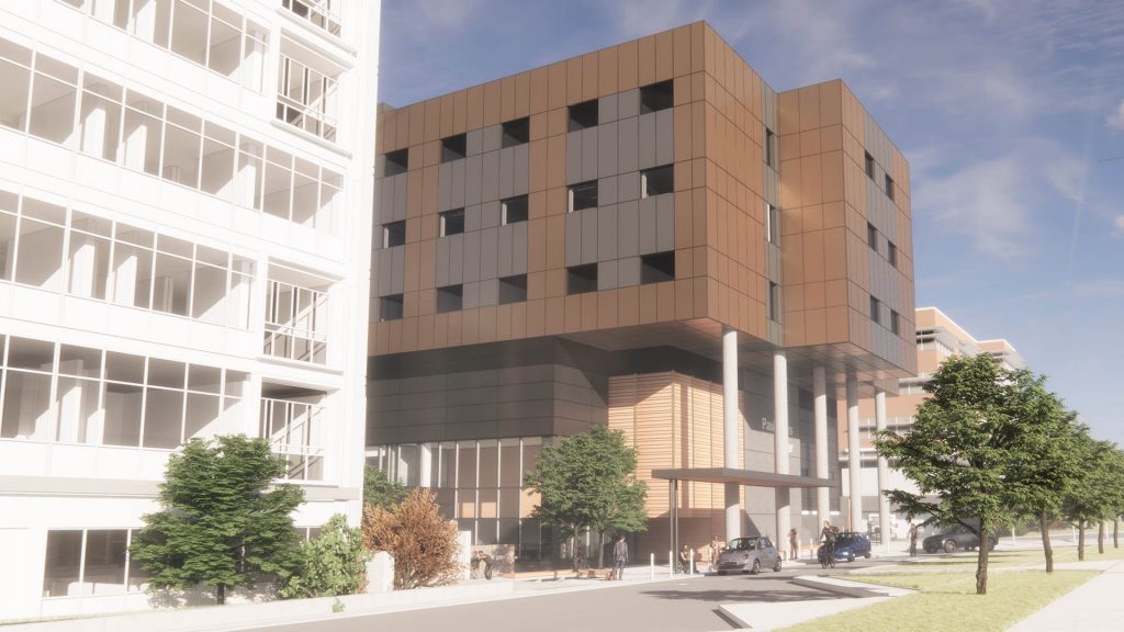 Lions Gate Hospital Redevelopment Rendering South View NE1