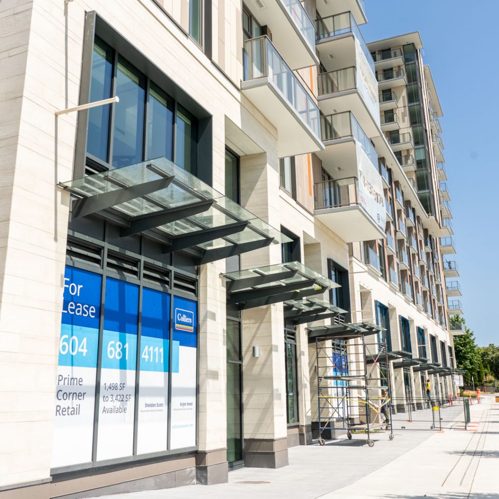 Fraser Commons Mixed Use Residential Condominium Building Exterior
