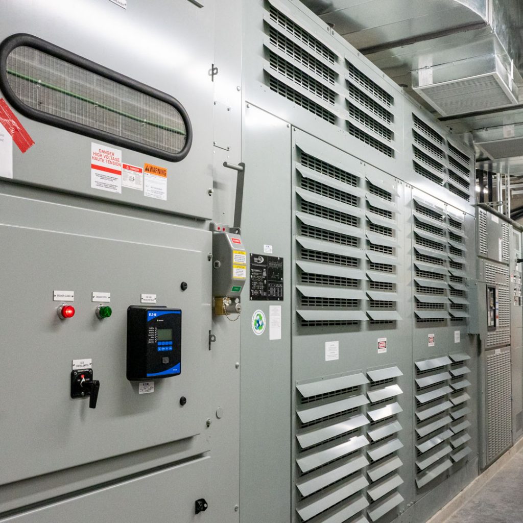 Fraser Commons Mixed Use Residential Condominium Main Electrical Room Switchgear