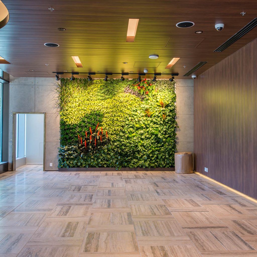 Parq Vancouver Casino Resort Entrance and Live Wall