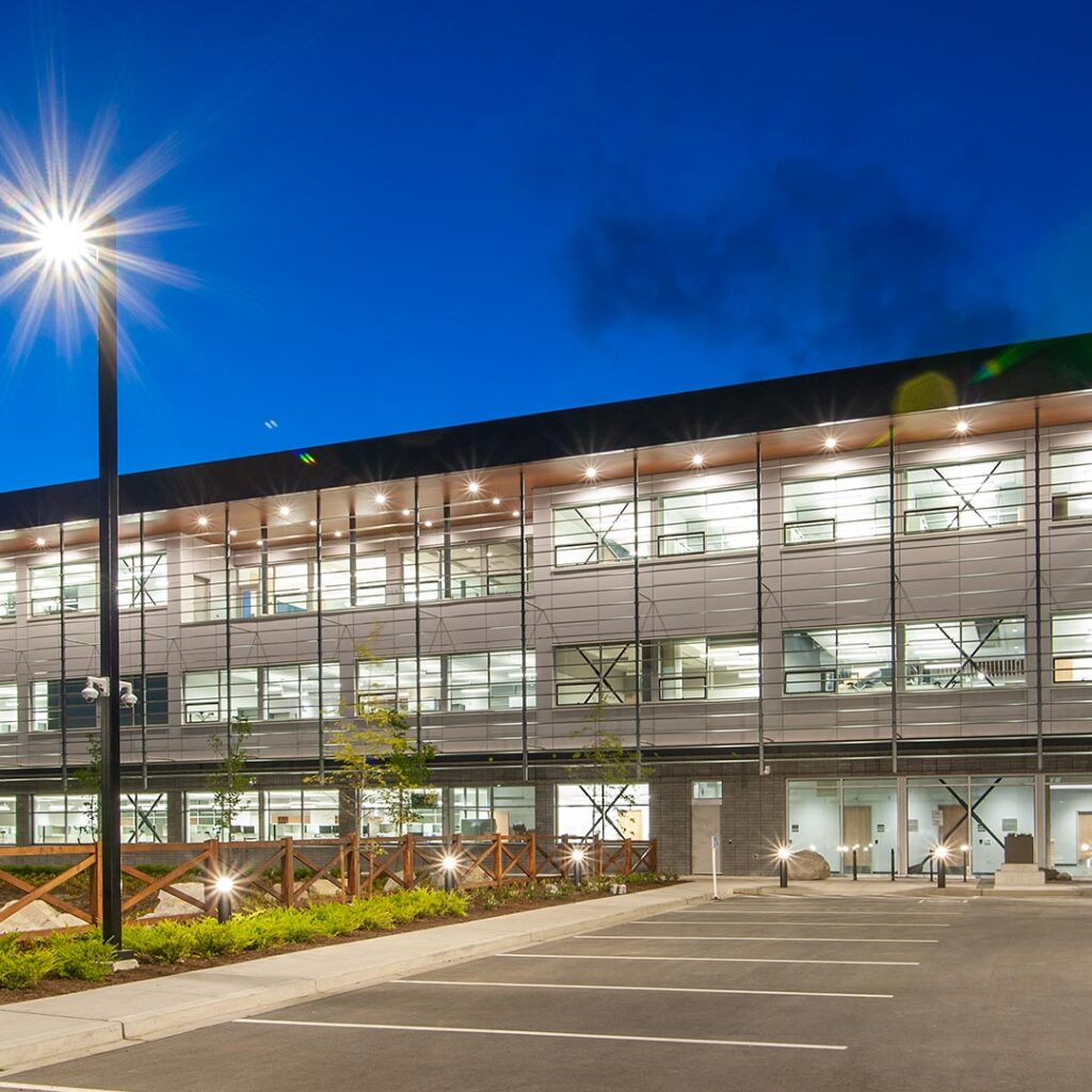 North Cowichan Duncan RCMP Civic Building Parking Lot