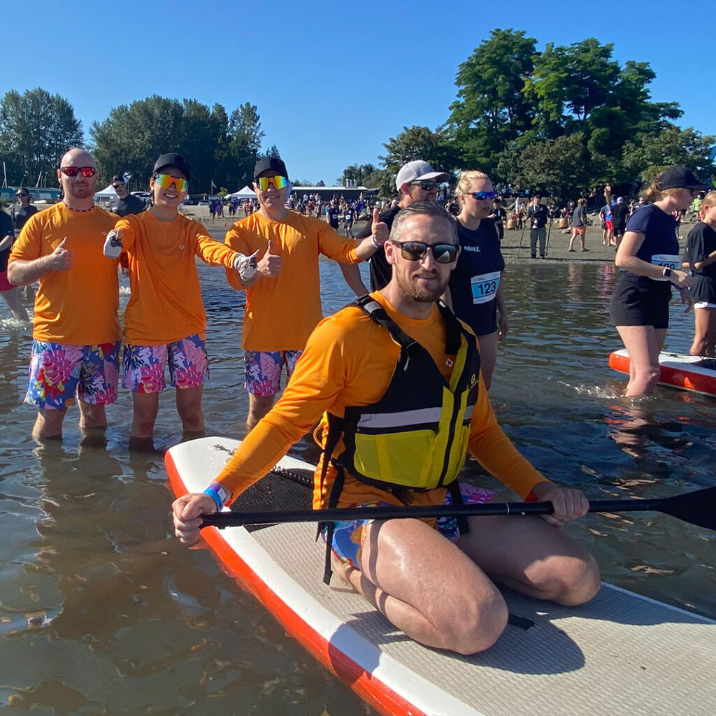 Champion of the Crescent Houle Paddleboard Rely Team