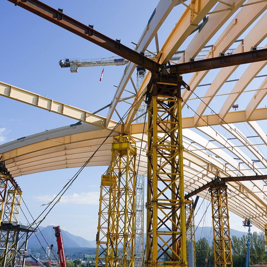 PNE Freedom Mobile Arch Construction Site