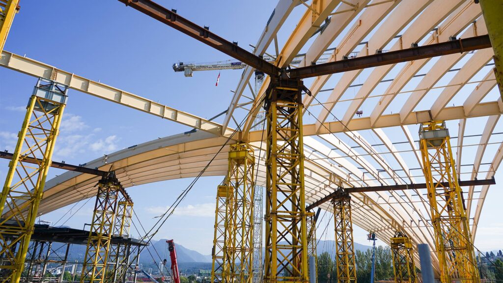 PNE Freedom Mobile Arch Construction Site