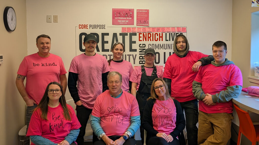 Pink Shirt Day Houle Team in Nanaimo