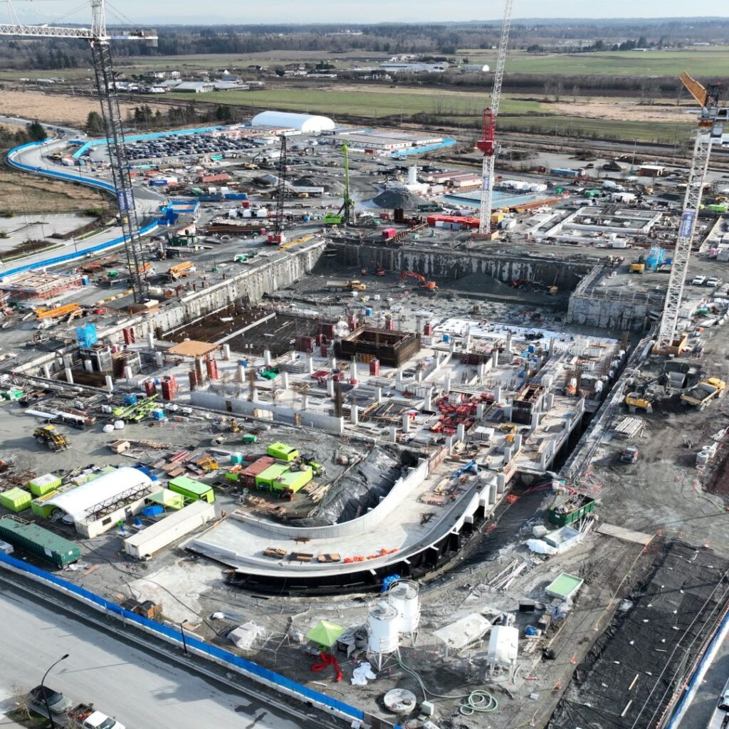 New Surrey Hospital and BC Cancer Centre Development Progress from March 2025