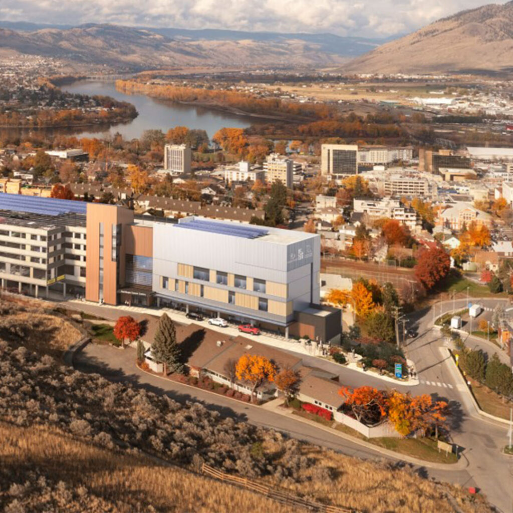 A project rendering of the Kamloops Cancer Centre
